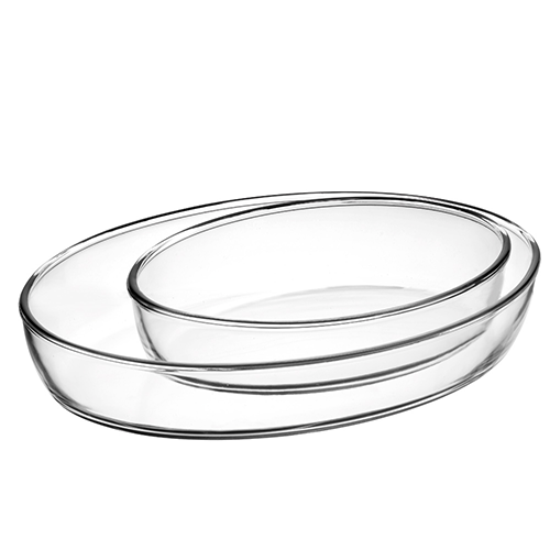 Borcam Auflaufform Oval aus Glas 30054