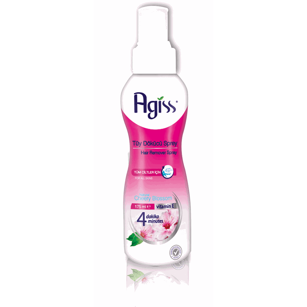 Agiss Enthaarungsspray ohne Gas - Für Frauen &amp; für alle Hauttypen (175ml)