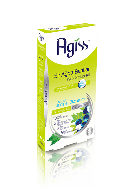 Agiss Kaltwachsstreifen - Set für empfindliche Hauttypen (41 Streifen)