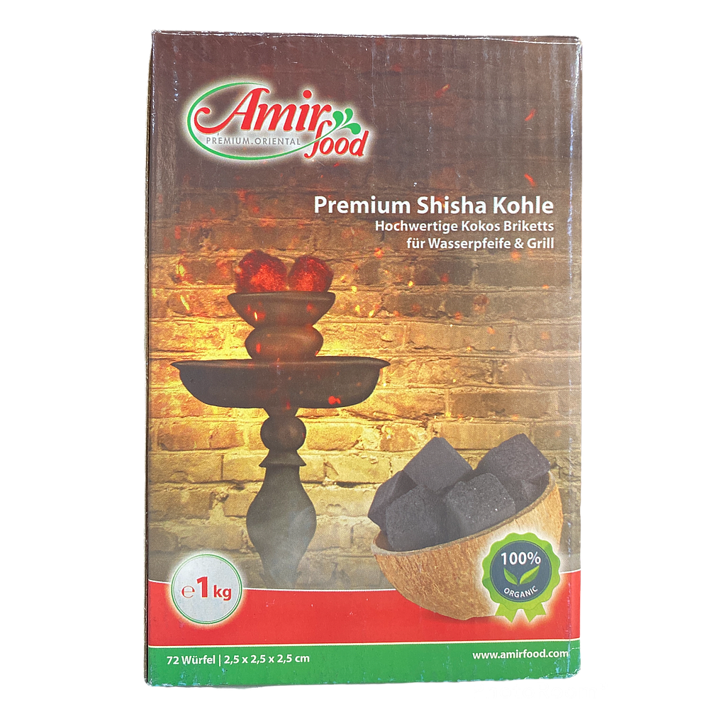 Amirfood Shisha Kohle 25mm (1Kg.)