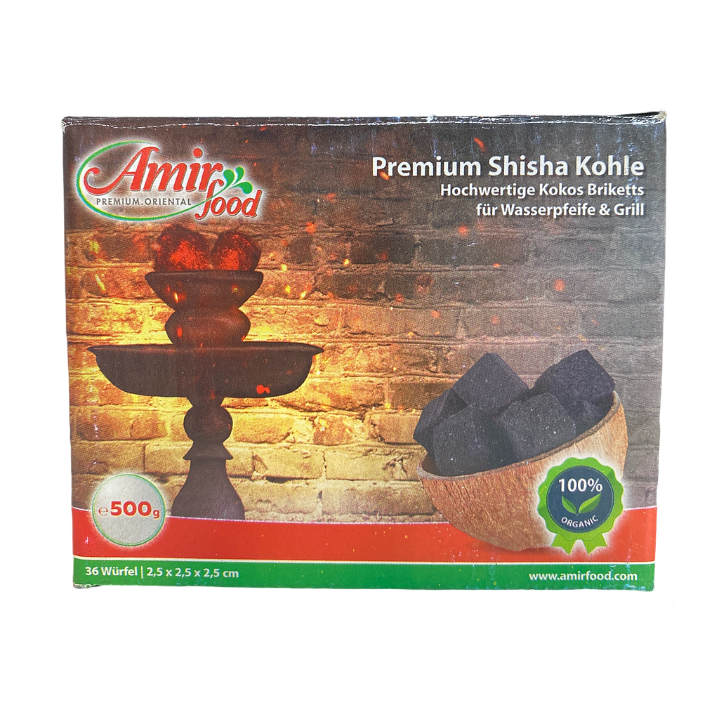 Amirfood Shisha Kohle 25mm (500g.)