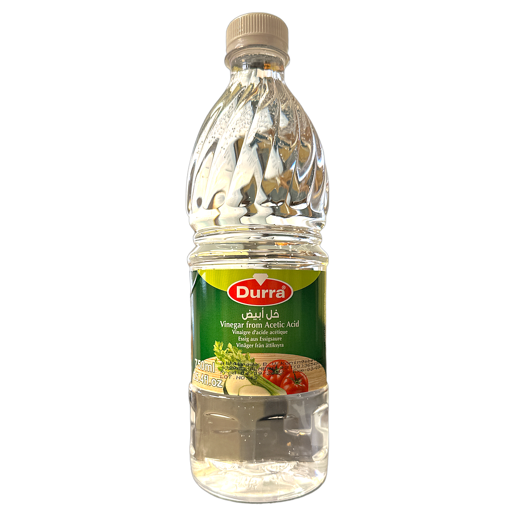 Durra weißer Essig in der Flasche (750ml)
