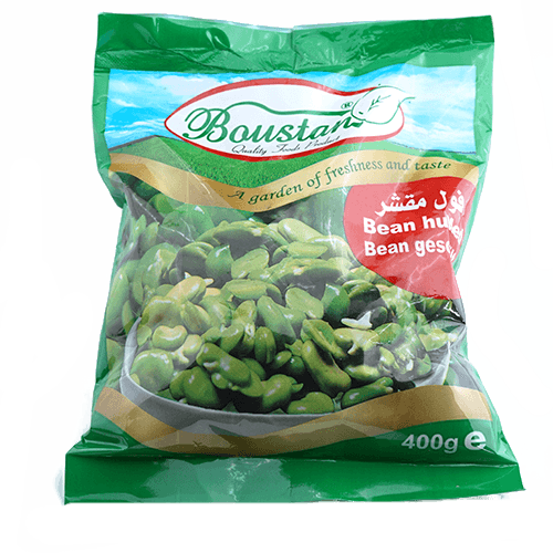 Gefrorene Geschälte Saubohnen Hulled Beans &quot;Boustan&quot; (400g)