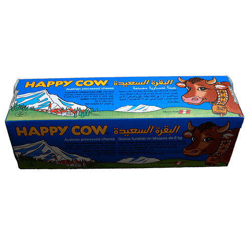 Happy Cow Schmelzkäse Block (2kg.)