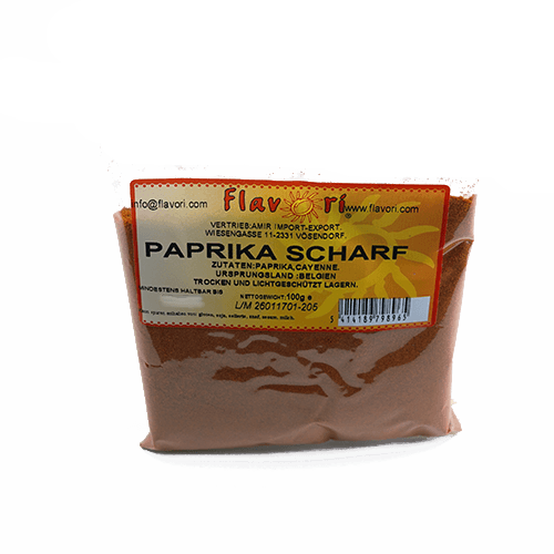 Flavori Paprika scharf (100g.)