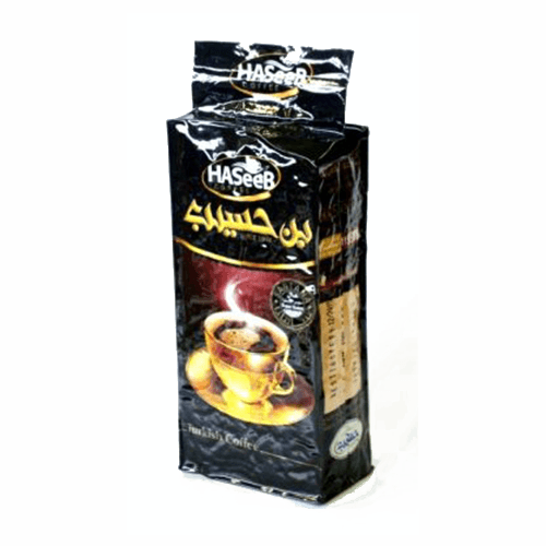 Kaffee Haseeb mit Kardamom 30 % super extra schwarz Vakuum (200g.)